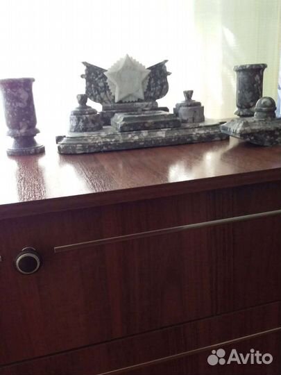 Настольный набор. Мрамор