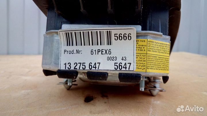 Подушка безопасности в руль на Опель Инсигния