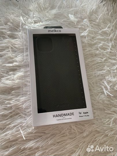 Чехол на iPhone 11 pro max кожаный