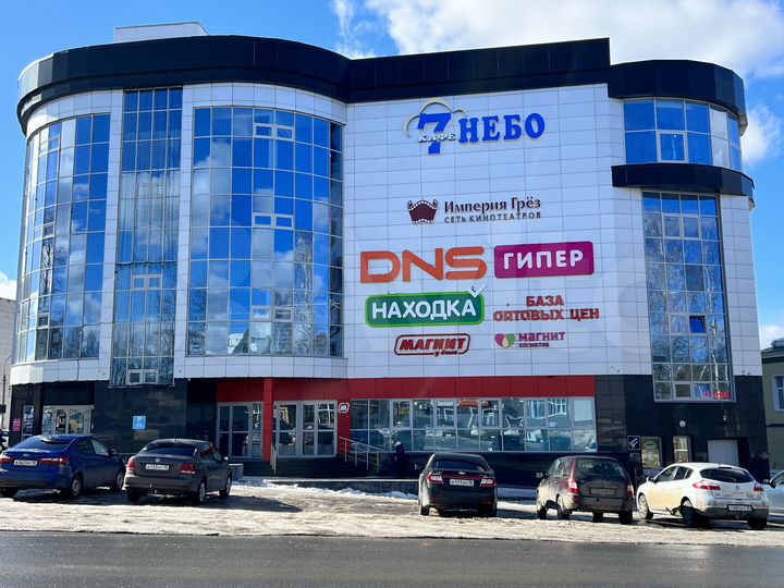 Торговая площадь от 17 м² до 700 м2