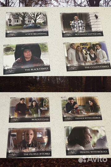 Карточки Сумерки Topps