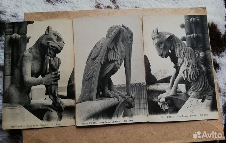 Старинные открытки Франция Куба Вьетнам Германия