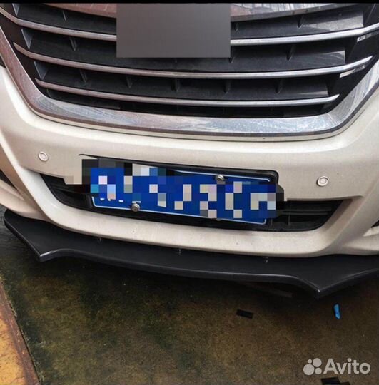 Универсальный передний бампер,спойлер,диффузор