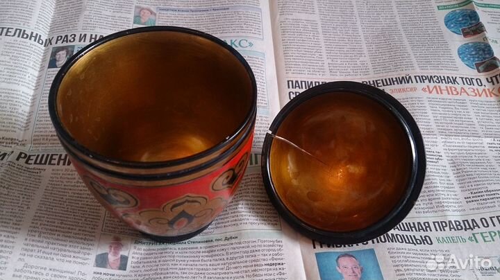 Ваза деревянная времен СССР