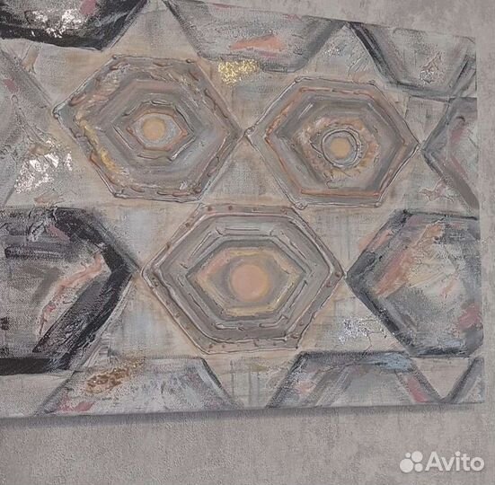 Интерьерная картина текстурная