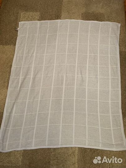 Вязаная скатерть плед покрывало хлопок Англия