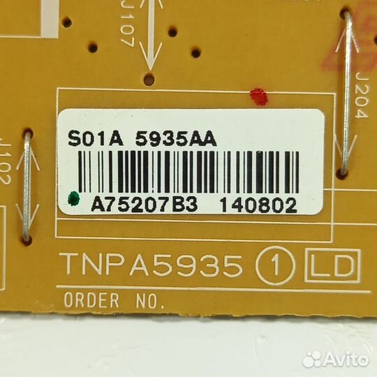 846 tnpa5935 1 LD panasonic TX-42CSR610