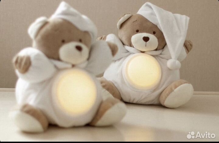 Музыкальный мишка ночник