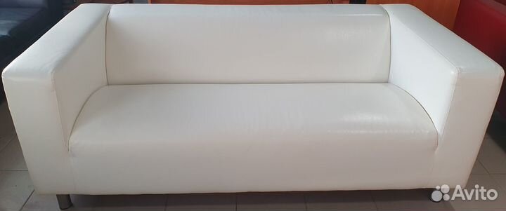 Диван офисный кожаный Б/У