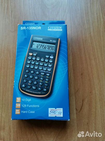 Калькулятор для егэ citizen SR-135NOR
