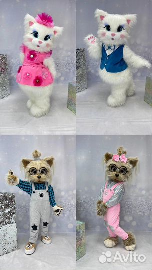 Поздравление от ростовых кукол,аниматоры