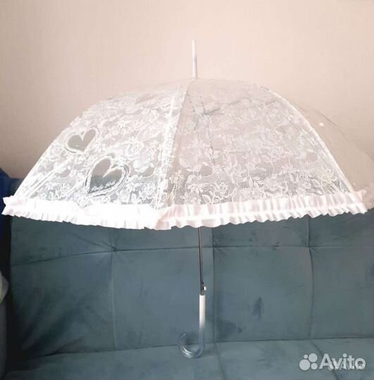Зонт свадебный прозрачный для фотосессии