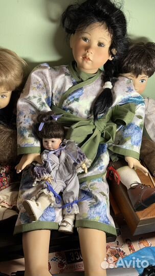 Кукла фарфоровая авторская Günzel оригинал