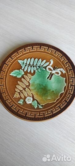 Тарелочка Майолика Кузнецова СССР