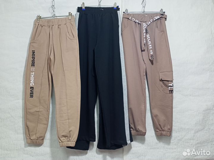 Брюки спортивные, для девочки, рост