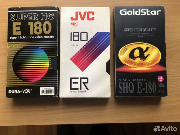 Видеокассеты vhs