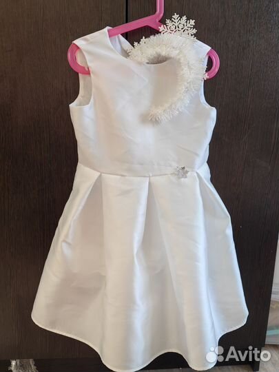 Платье снежинка