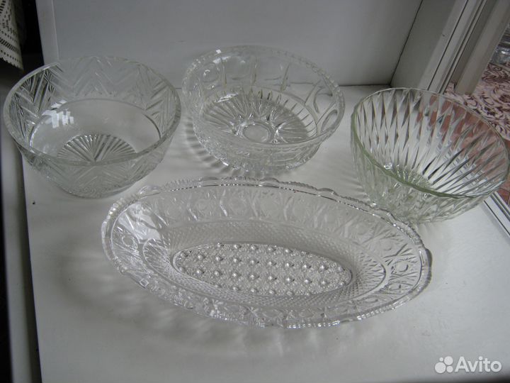 Салатники хрусталь СССР
