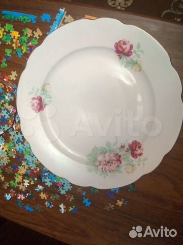 Блюдо из СССР Дулево