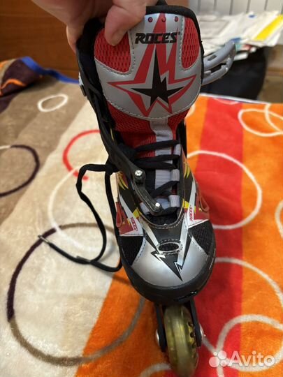 Роликовые коньки детские раздвижные