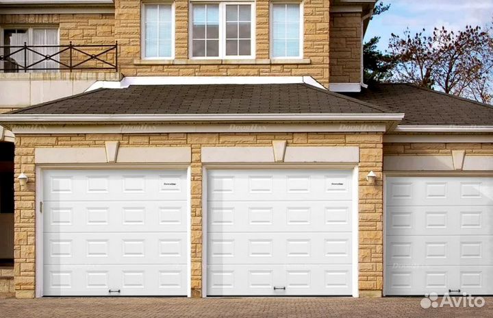 Секционные ворота с установкой