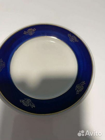 Тарелки кобальт СССР фарфор