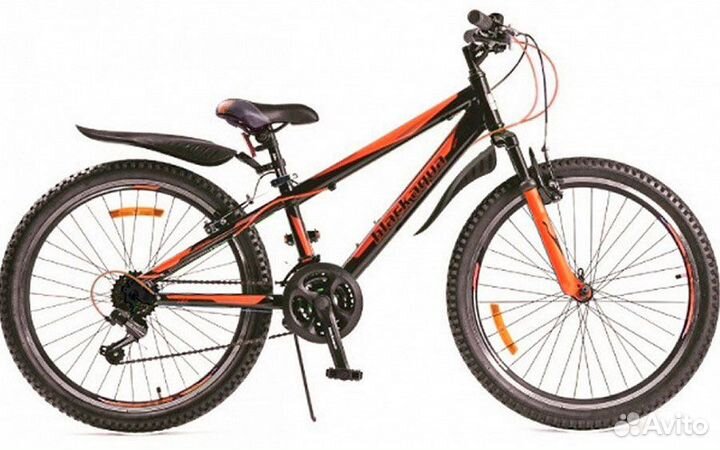 Велосипед black aqua Cross 1451 D 24 2021