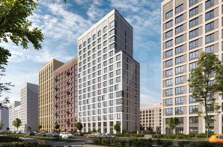 2-к. квартира, 55 м², 8/16 эт.