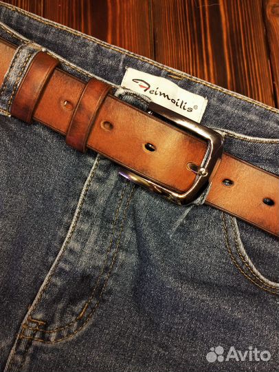 Ремень мужской из натуральной кожи