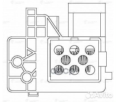 Резистор э/вент. охл. для а/м LADA Vesta (15)