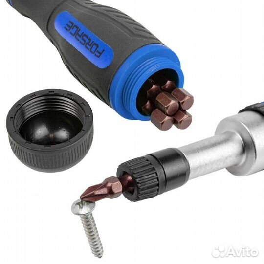 Отвертка реверсивная с набором бит Forsage F-32805