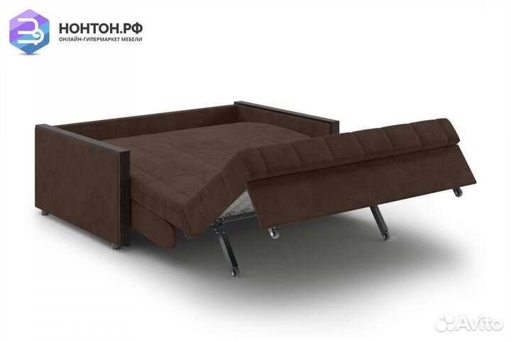 Диван аккордеон Милена коричневый