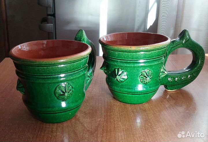 Кружка пивная керамическая винтажная. СССР