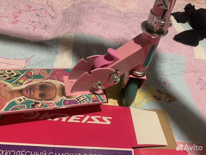 Самокат детский для девочки бу