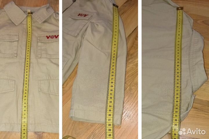 Пиджак из хлопка на рост 116 -134 см