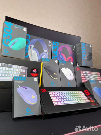 Игровая клавиатура и мышка Новое G102 G304 G435
