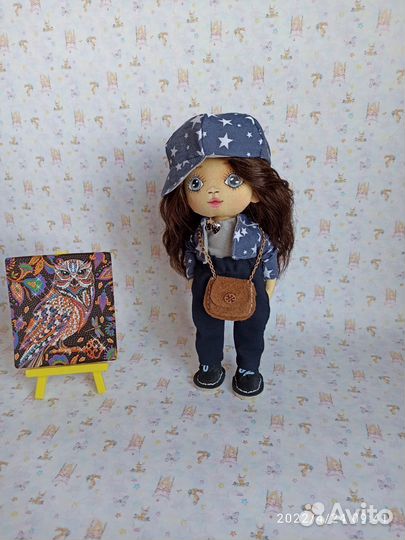 Текстильная кукла ручной работы