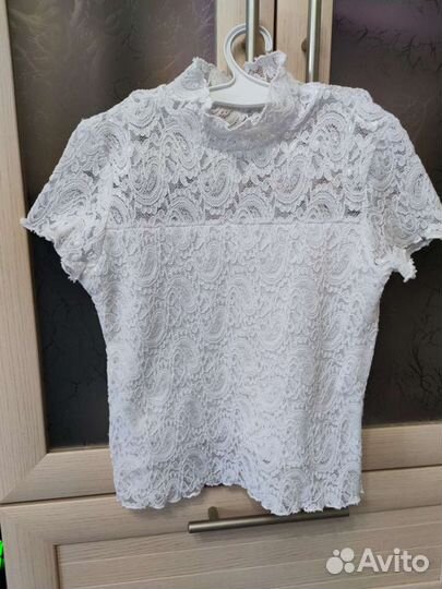 Школьная блузка нарядная р. 128
