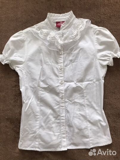 Блузка белая для девочек