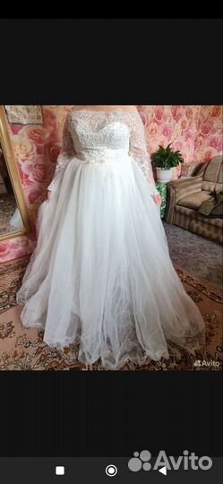 Свадебное платье пышное