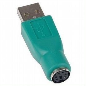 Переходник с PS 1/2 гнездо на USB штекер