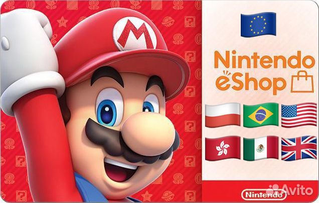 Карта пополнения nintendo eshop польша