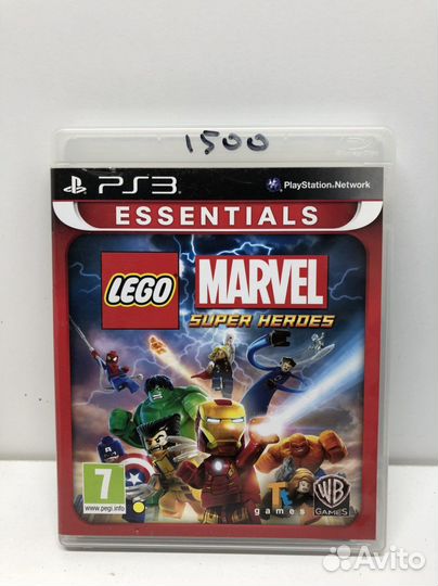 Диск Lego Marvel super heroes Essential для PS3