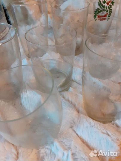 Стаканы,рюмки стекло,ссср