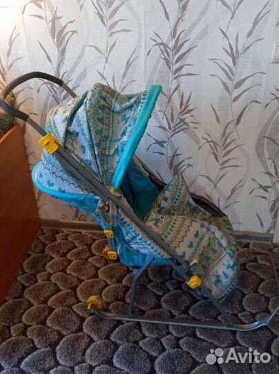 Детские санки коляска