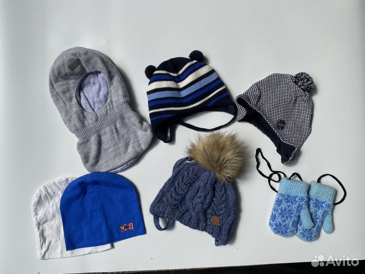 Шапки зимние для мальчика