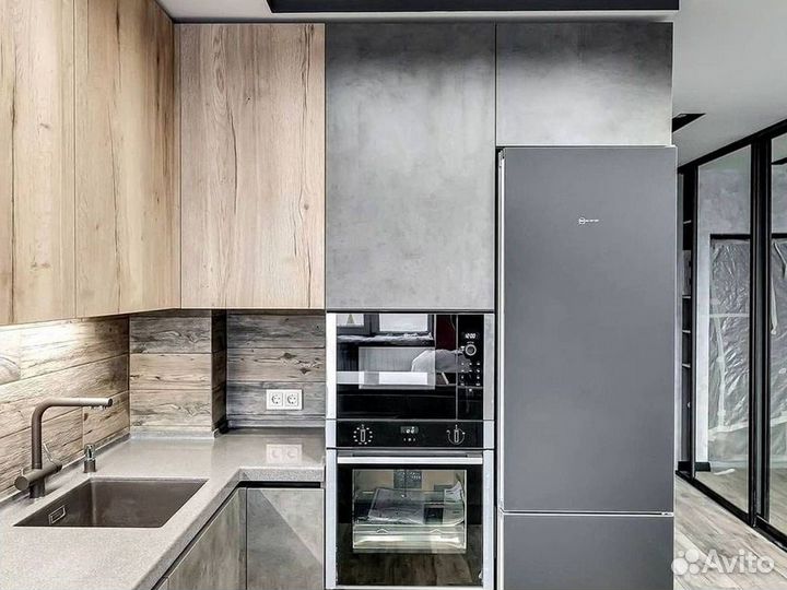 Современная кухня на заказ с островом