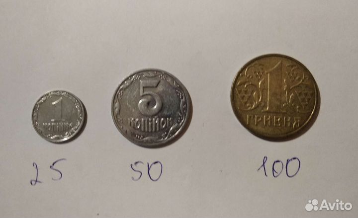 Украинские монеты