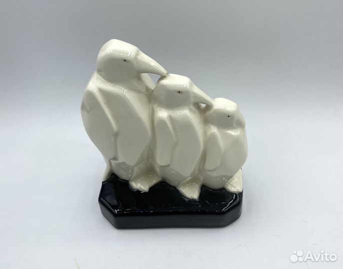 Фарфоровая статуэтка Пингвины Германия