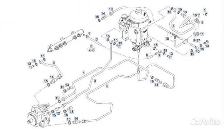 Топливная Трубка Man Tgl Tgm D0834 2012